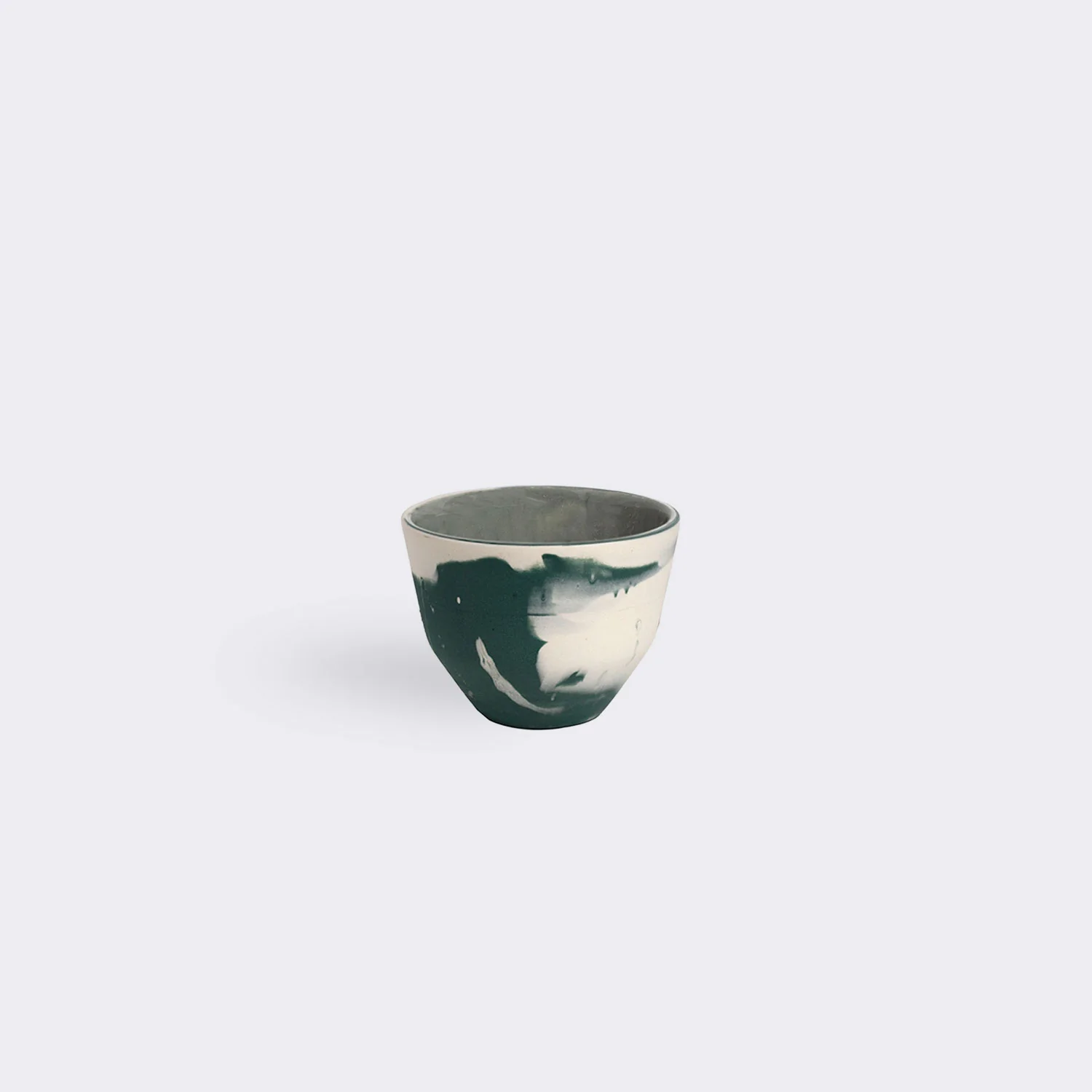 Handcrafted Porcelain Coffee Cup | Mix Wave - Image 3